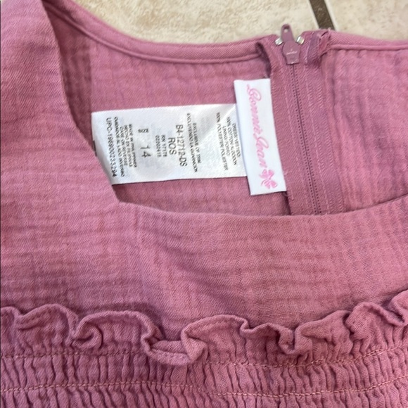 Charming Mauve Pink Tween Bonnie Jean Kids Dress - Picture 2 of 3